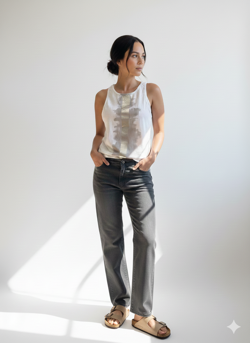 Musculosa Silver- gris