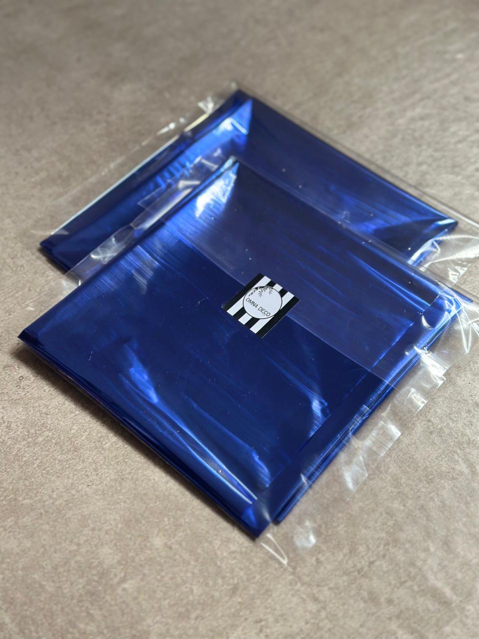 Foil textil – Efecto metalizado AZUL