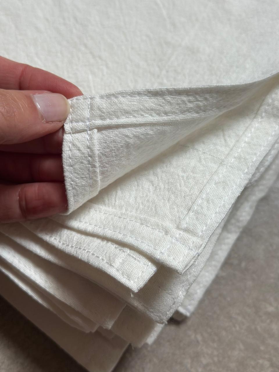 Servilleta de tusor off white - para estampado textil - Imagen 3