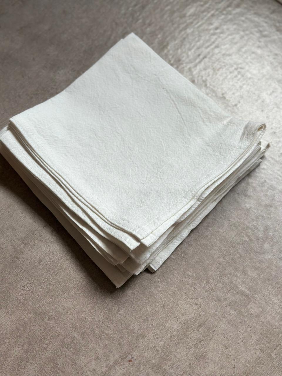 Servilleta de tusor off white – para estampado textil