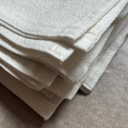 Servilleta de tusor off white - para estampado textil