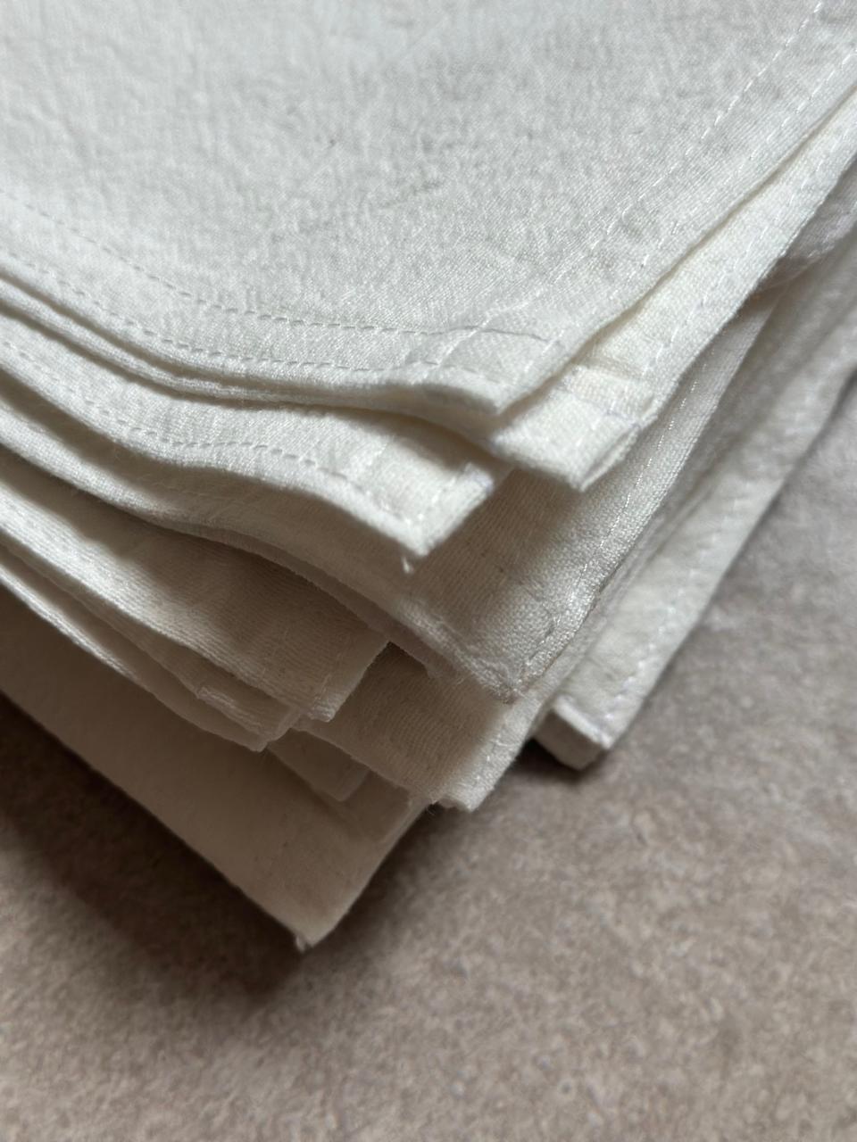 Servilleta de tusor off white – para estampado textil