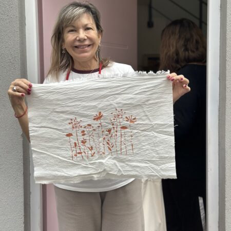 Masterclass Individual de Estampado Textil- Efecto metalizado y foil (online)