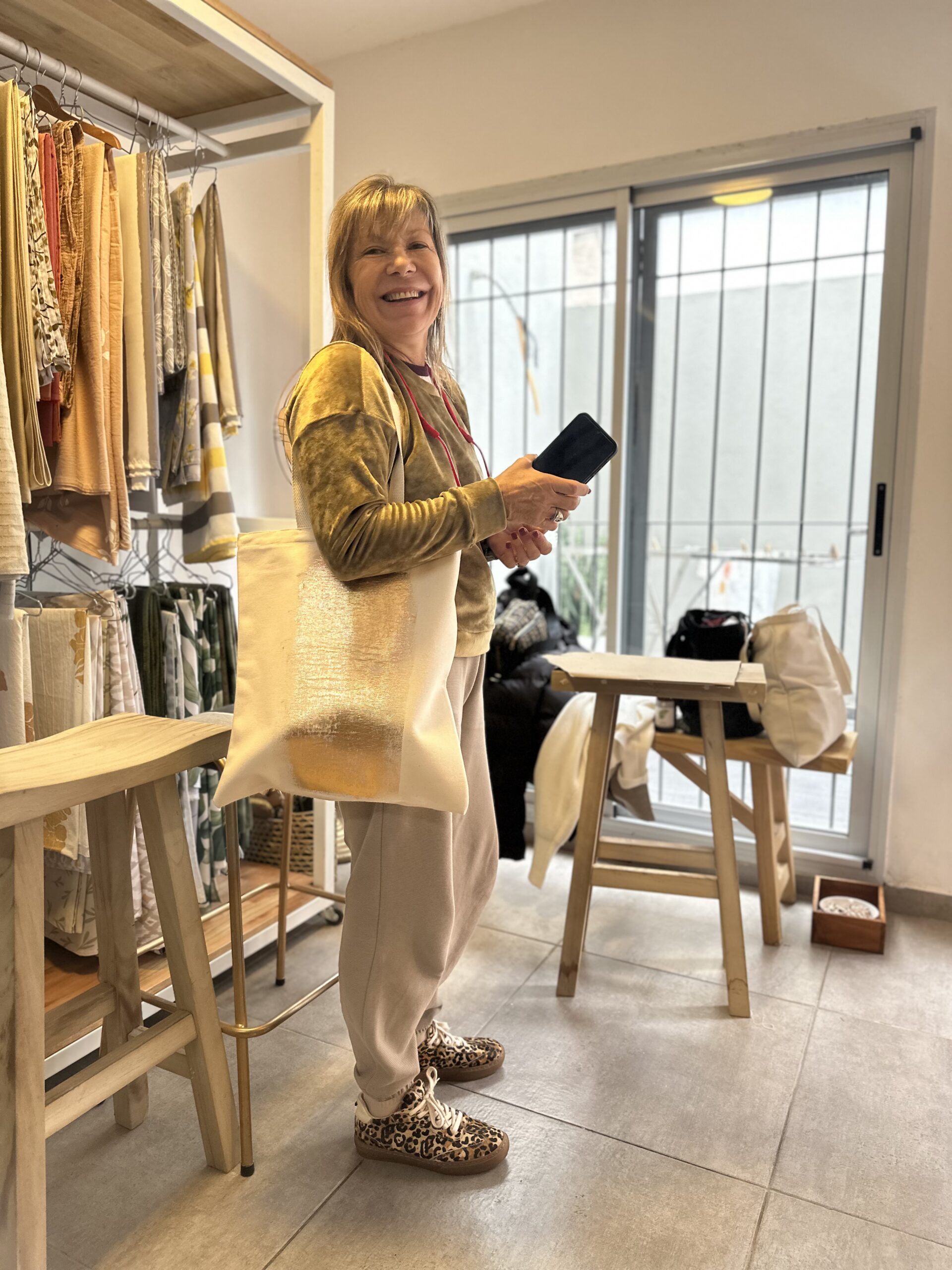 Masterclass Individual de Estampado Textil- Efecto metalizado y foil (presencial)